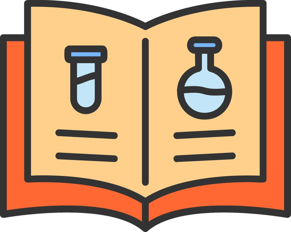 Science Book Vector Icon