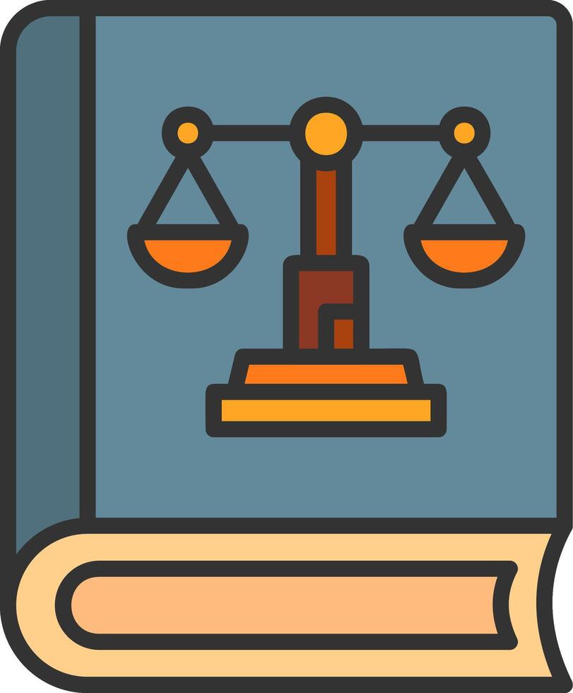 Justice Book Vector Icon