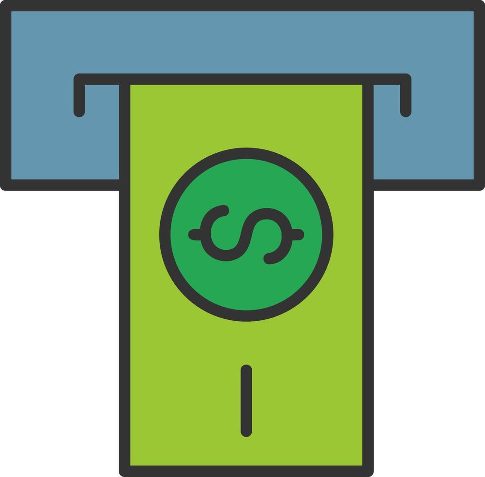 Withdraw Money Vector Icon