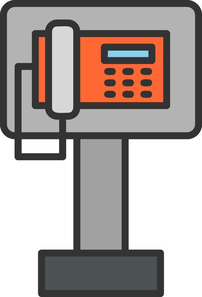 Public Phone Vector Icon