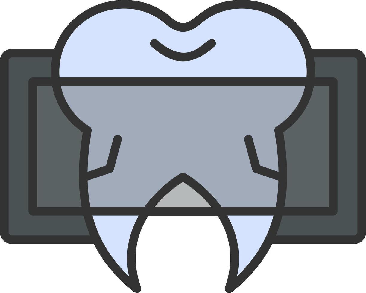 Dental X Ray Vector Icon