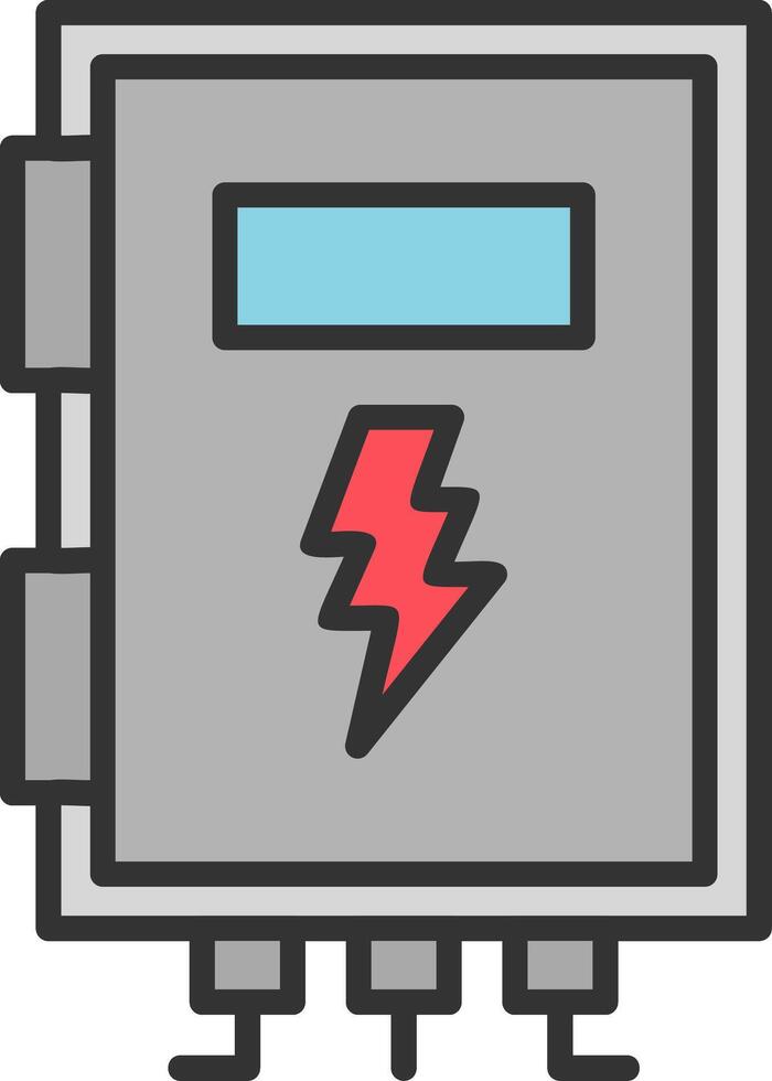 High Voltage Box Vector Icon