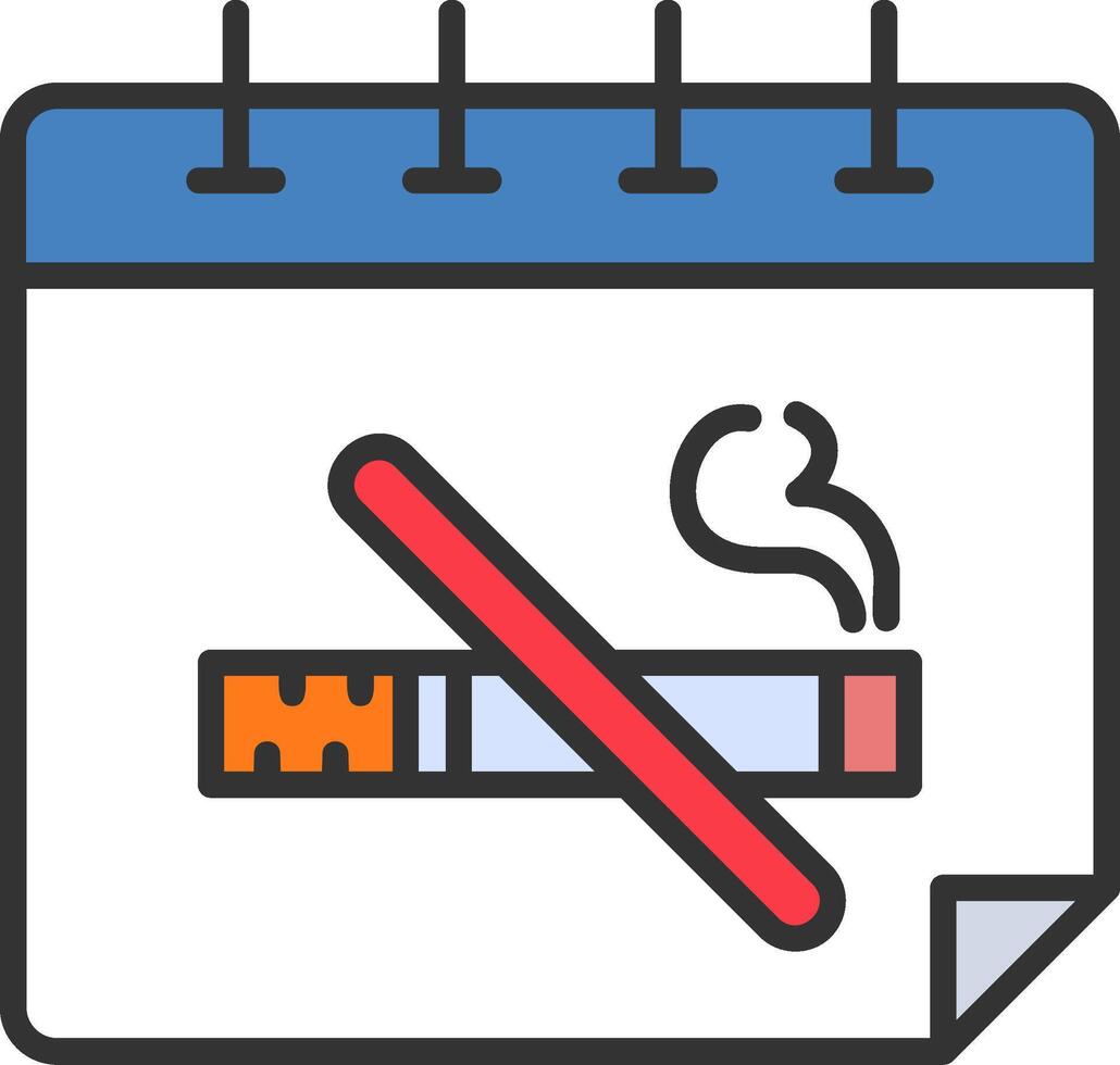 No Tobacco Day Vector Icon