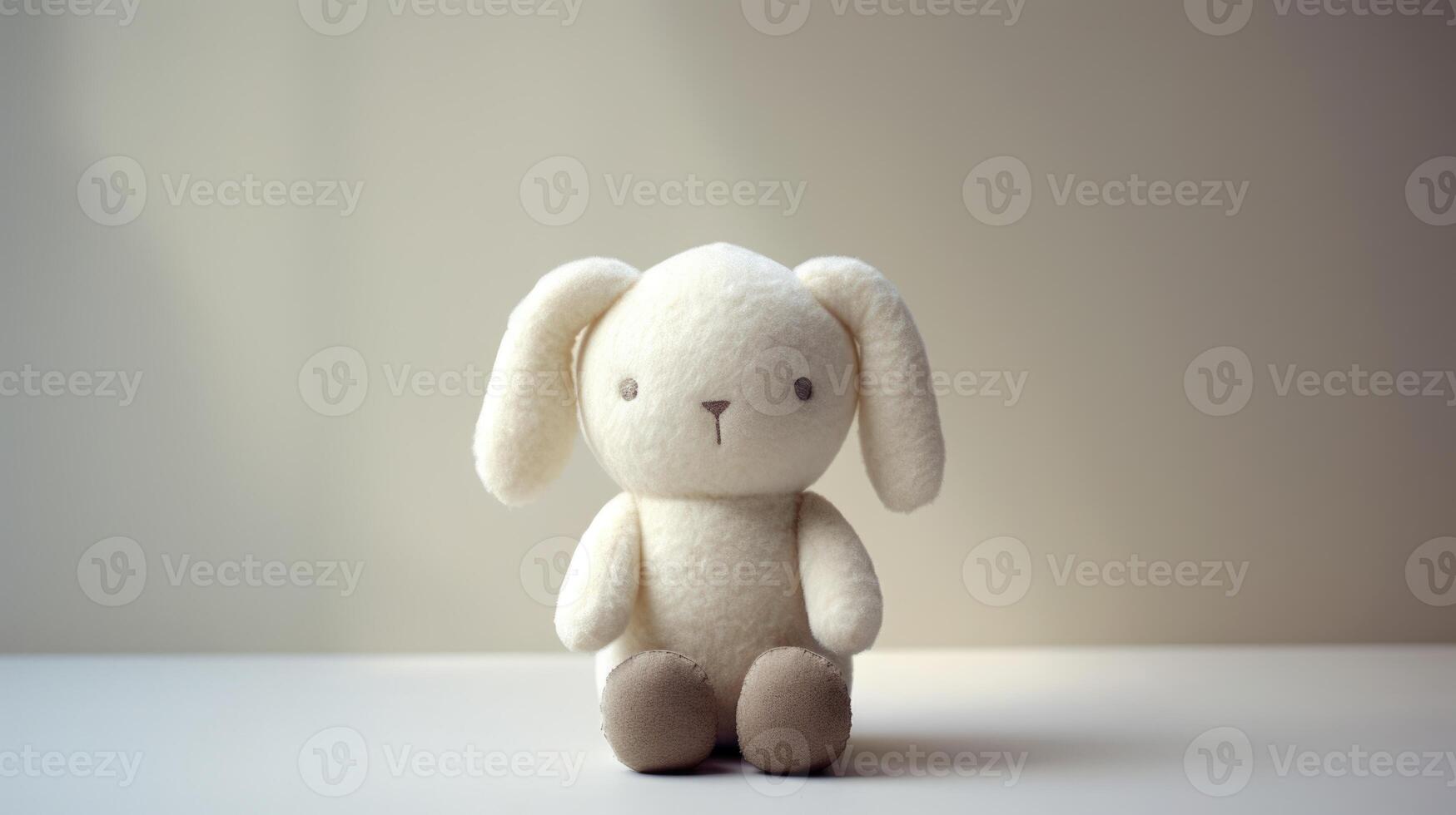 AI generated stuffed animal toy for kids, ai photo