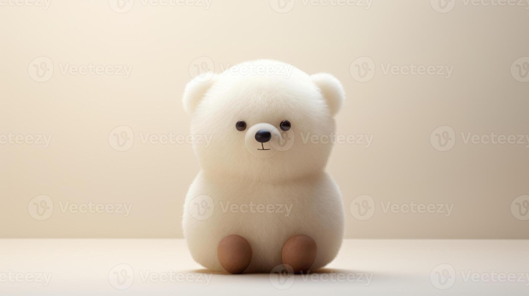 AI generated stuffed animal toy for kids, ai photo