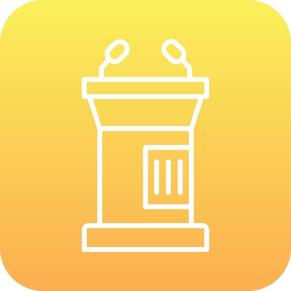 Lectern Vector Icon