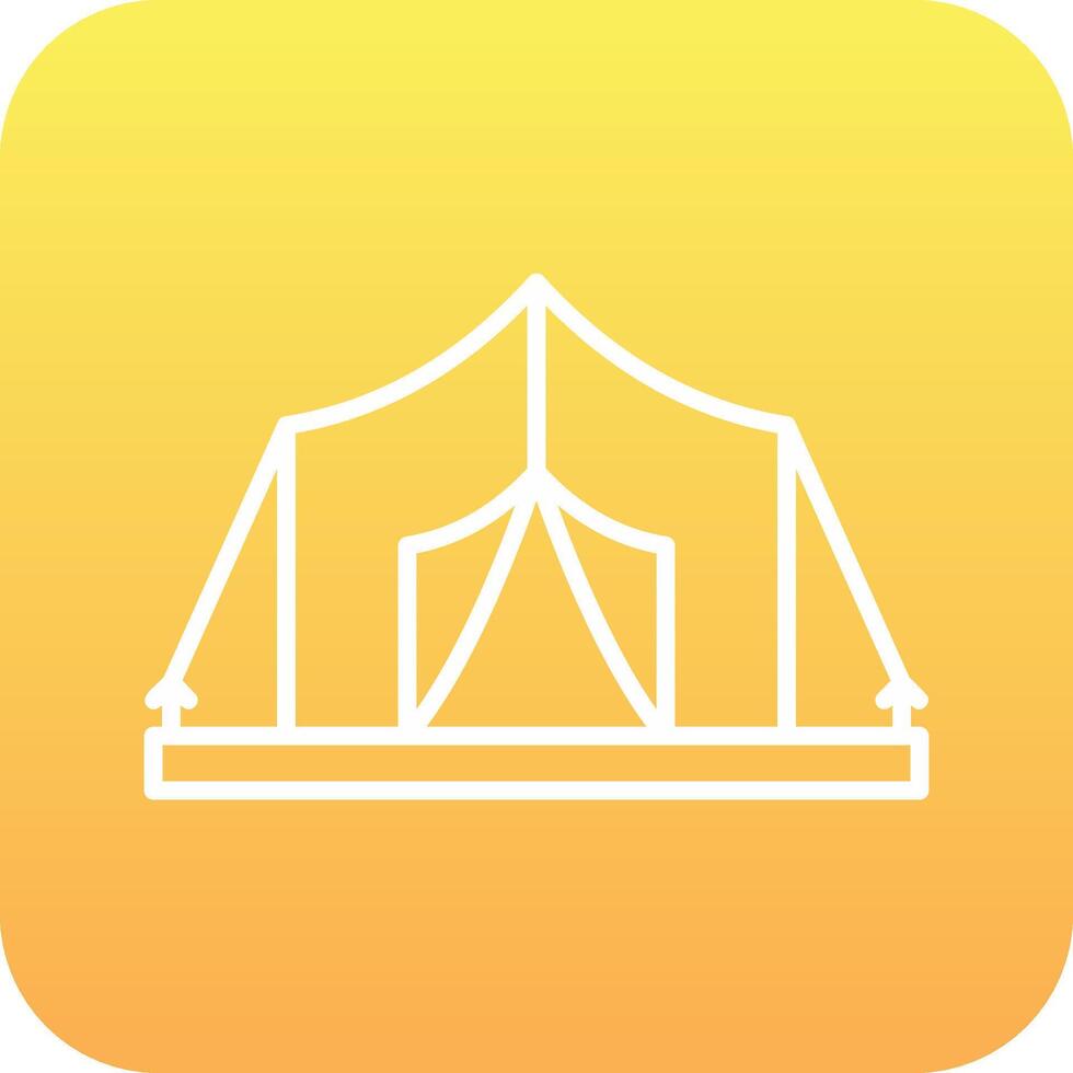 Tent Vector Icon