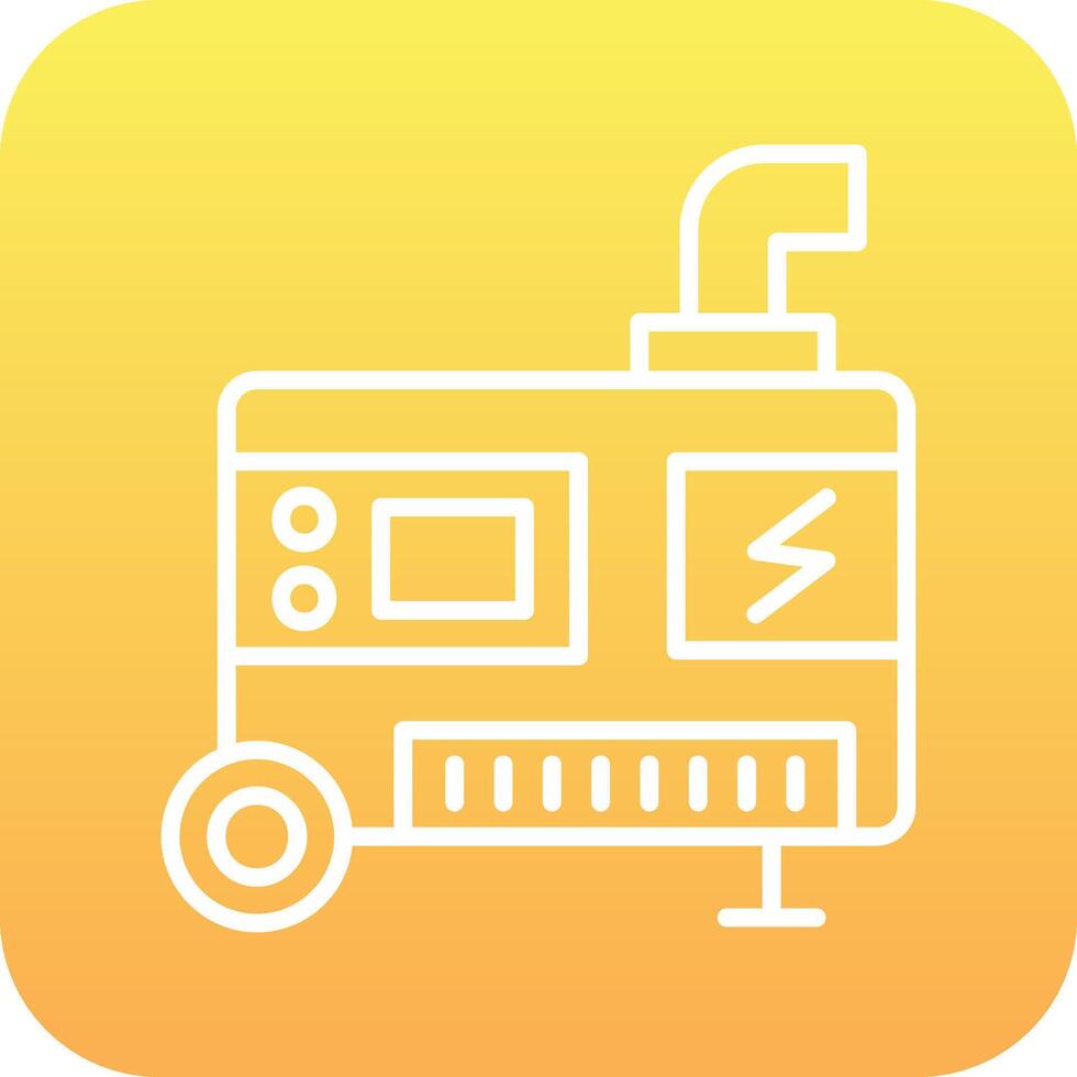 Electric Generator Vector Icon