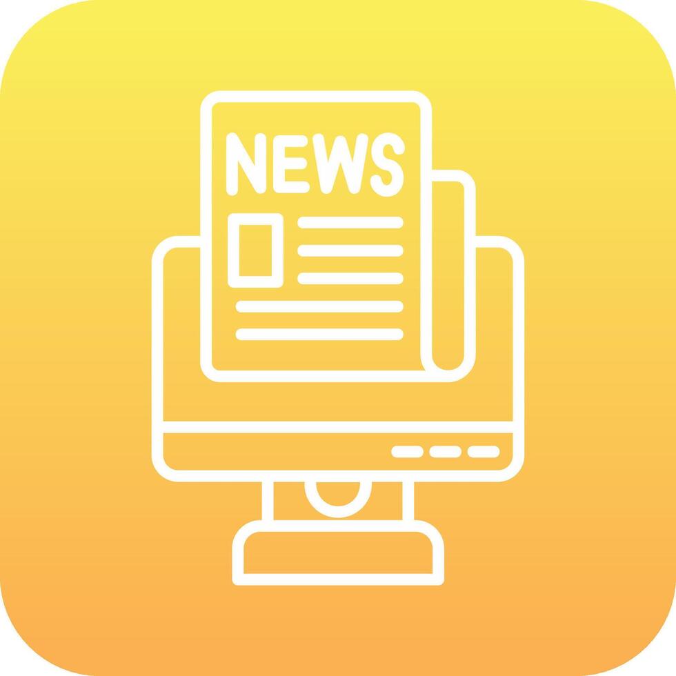 Live News Vector Icon