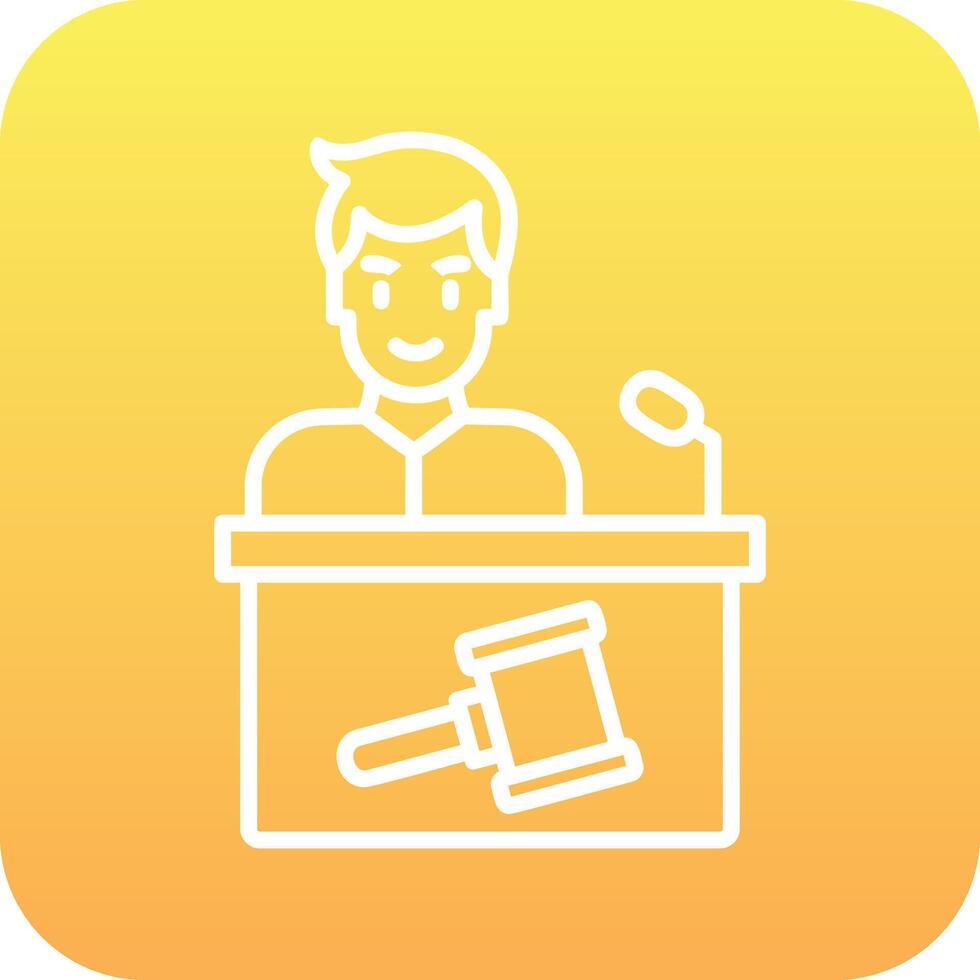 Auction Vector Icon