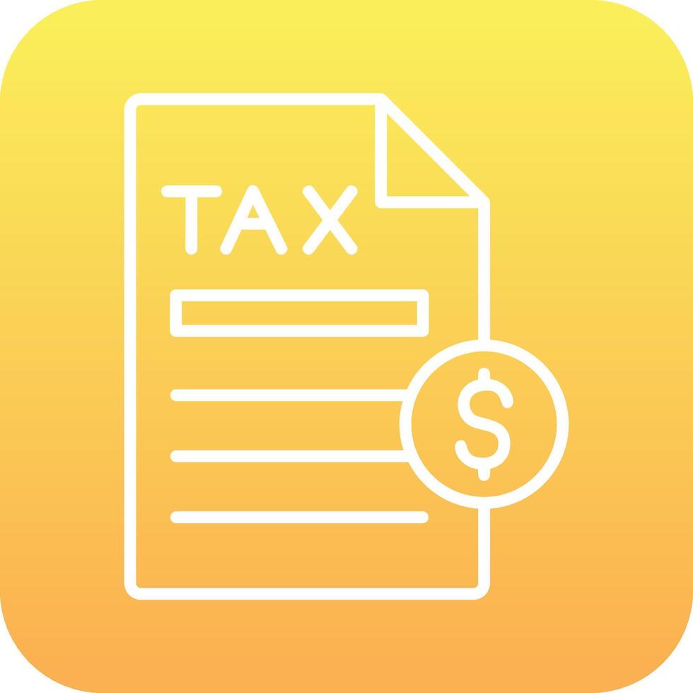 Tax Payment Vector Icon