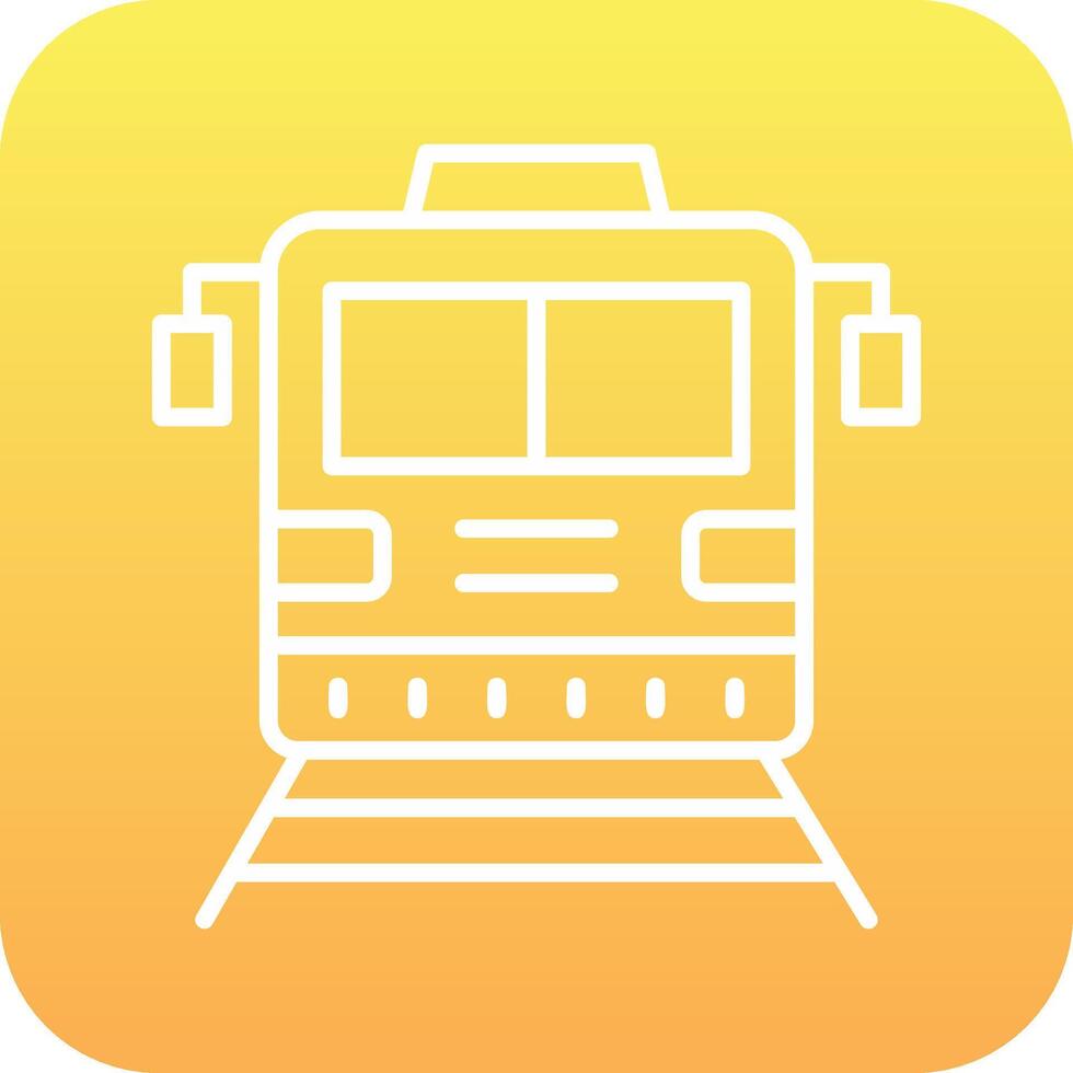 icono de vector de tren