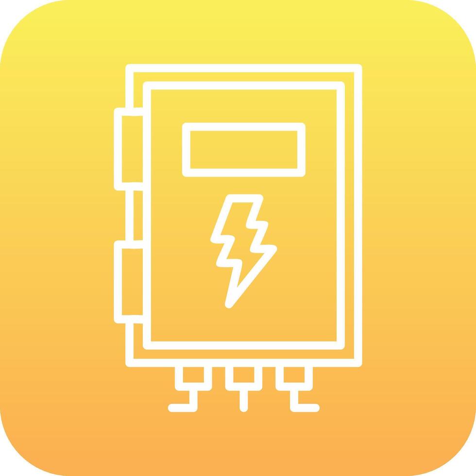 High Voltage Box Vector Icon