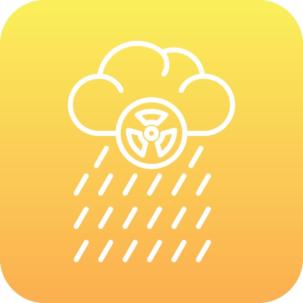 Acid Rain Vector Icon