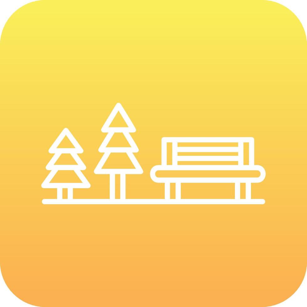 Rest Area Vector Icon
