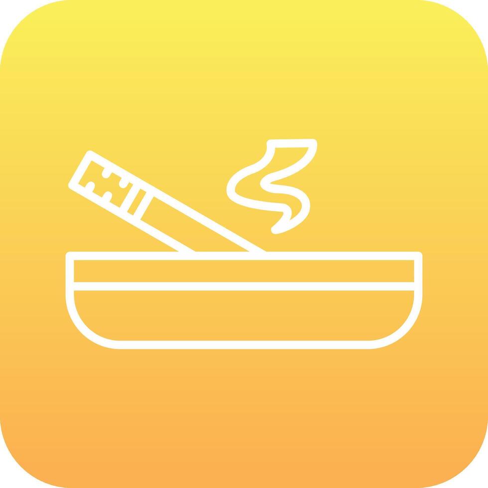 Ashtray Vector Icon