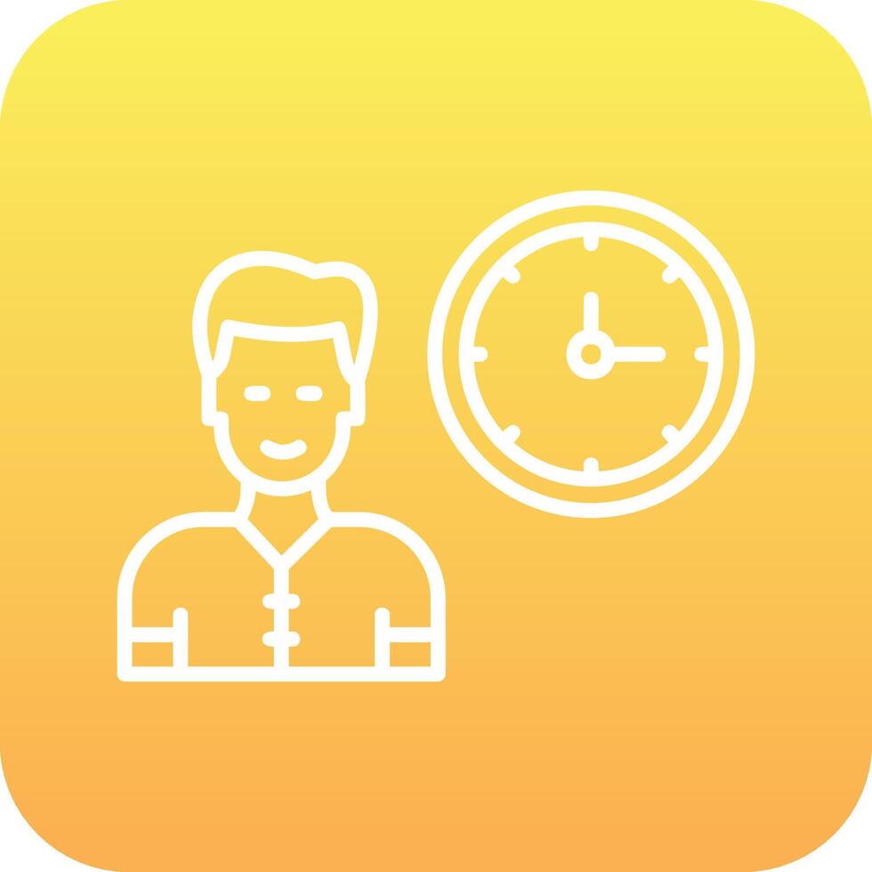 Work Time Vector Icon