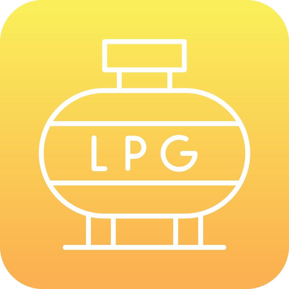 Liquefied Petroleum Gas Vector Icon