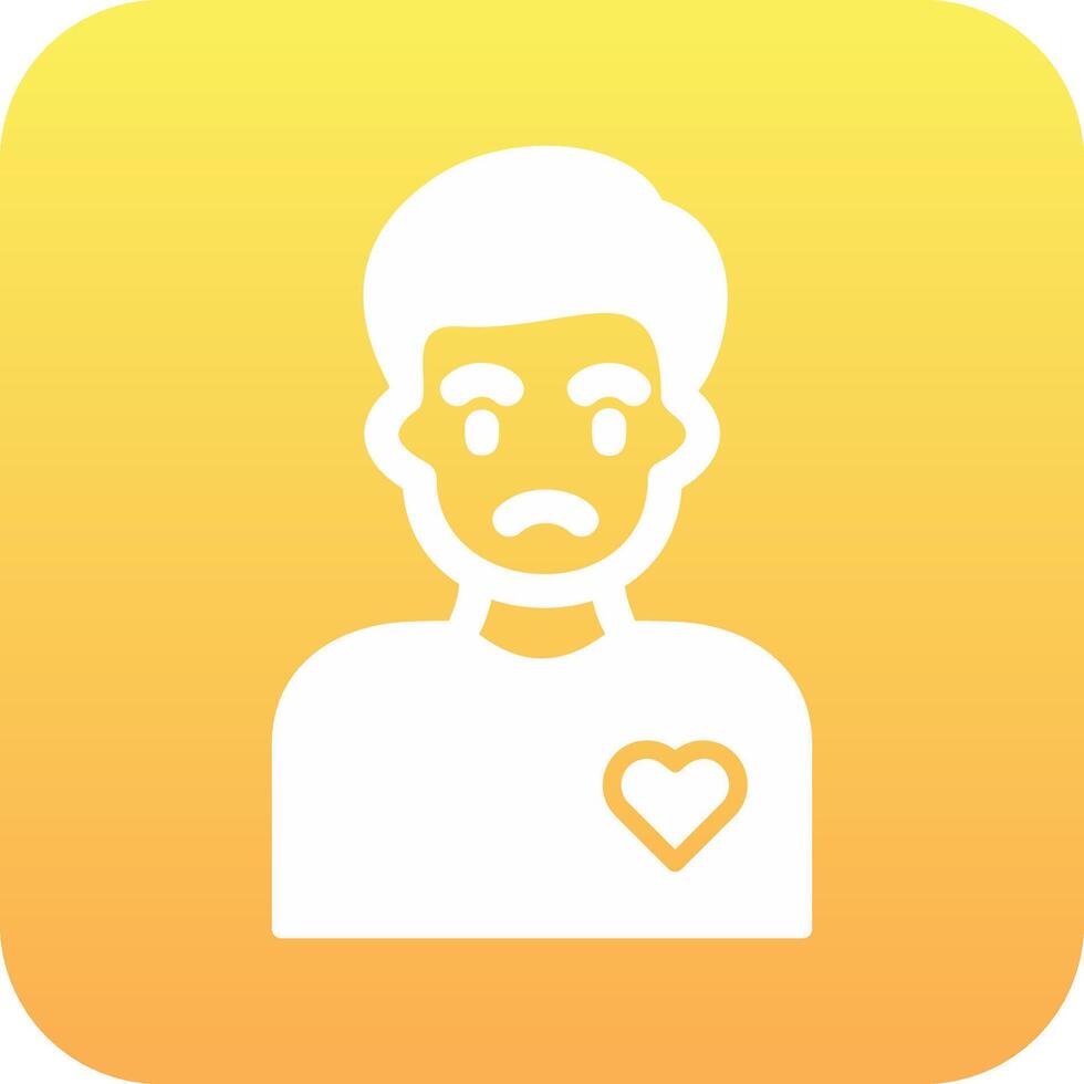 Volunteer Man Vector Icon