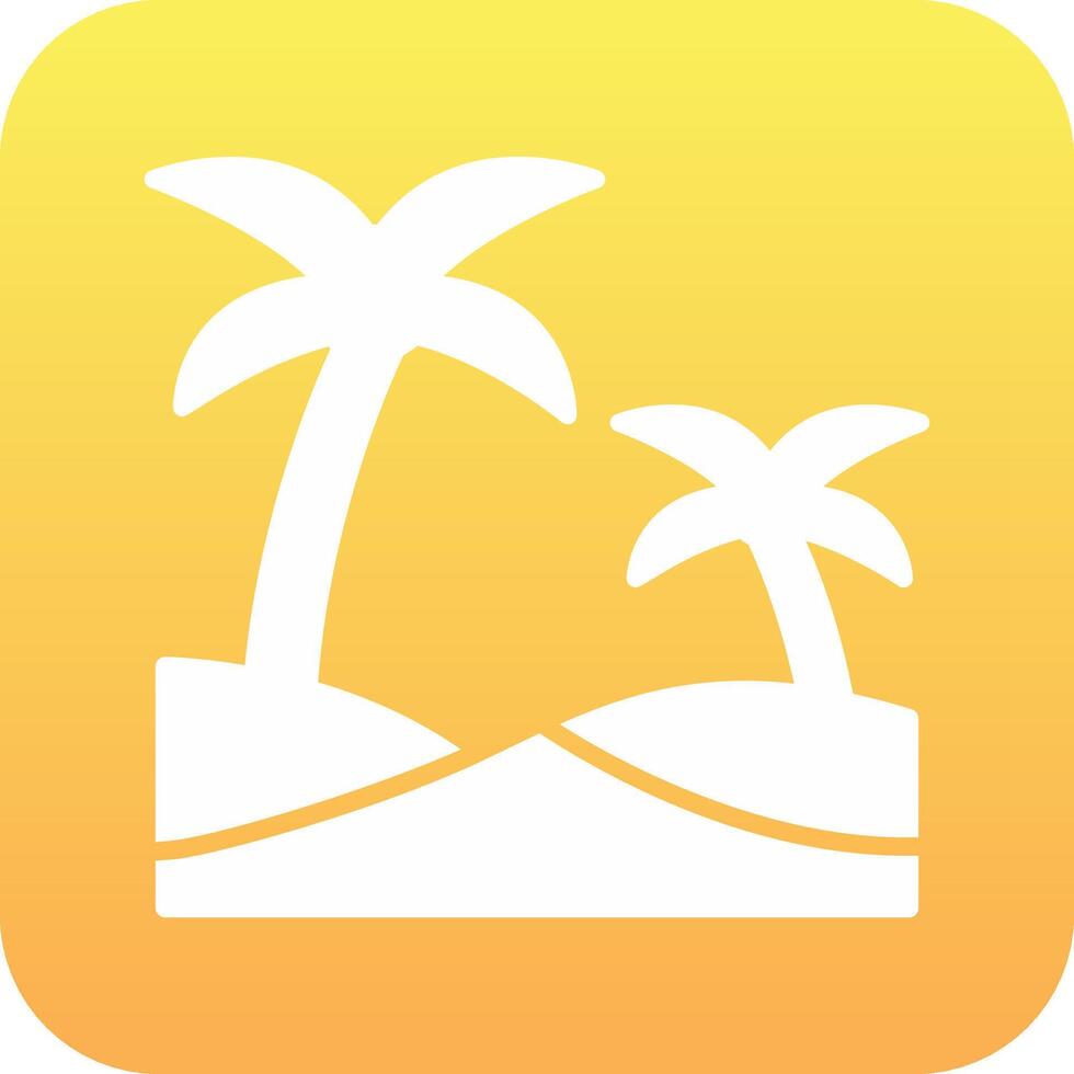 Oasis Vector Icon