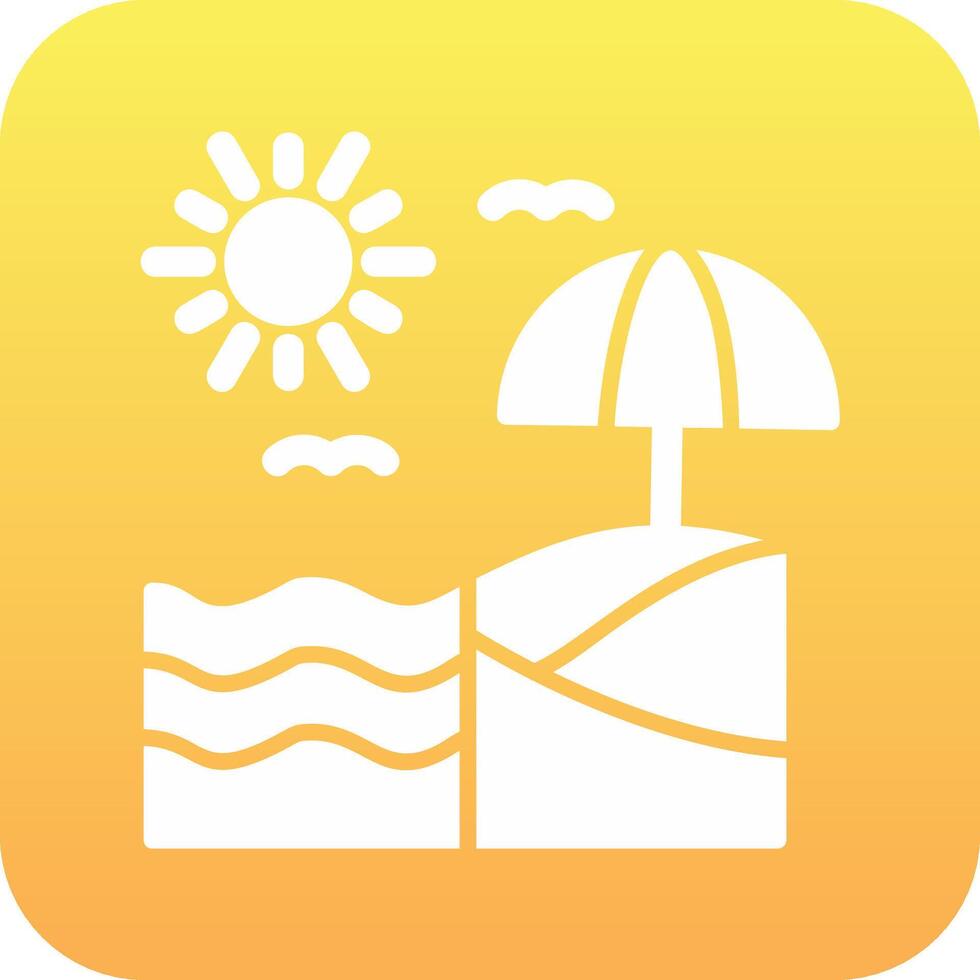 Beach Vector Icon