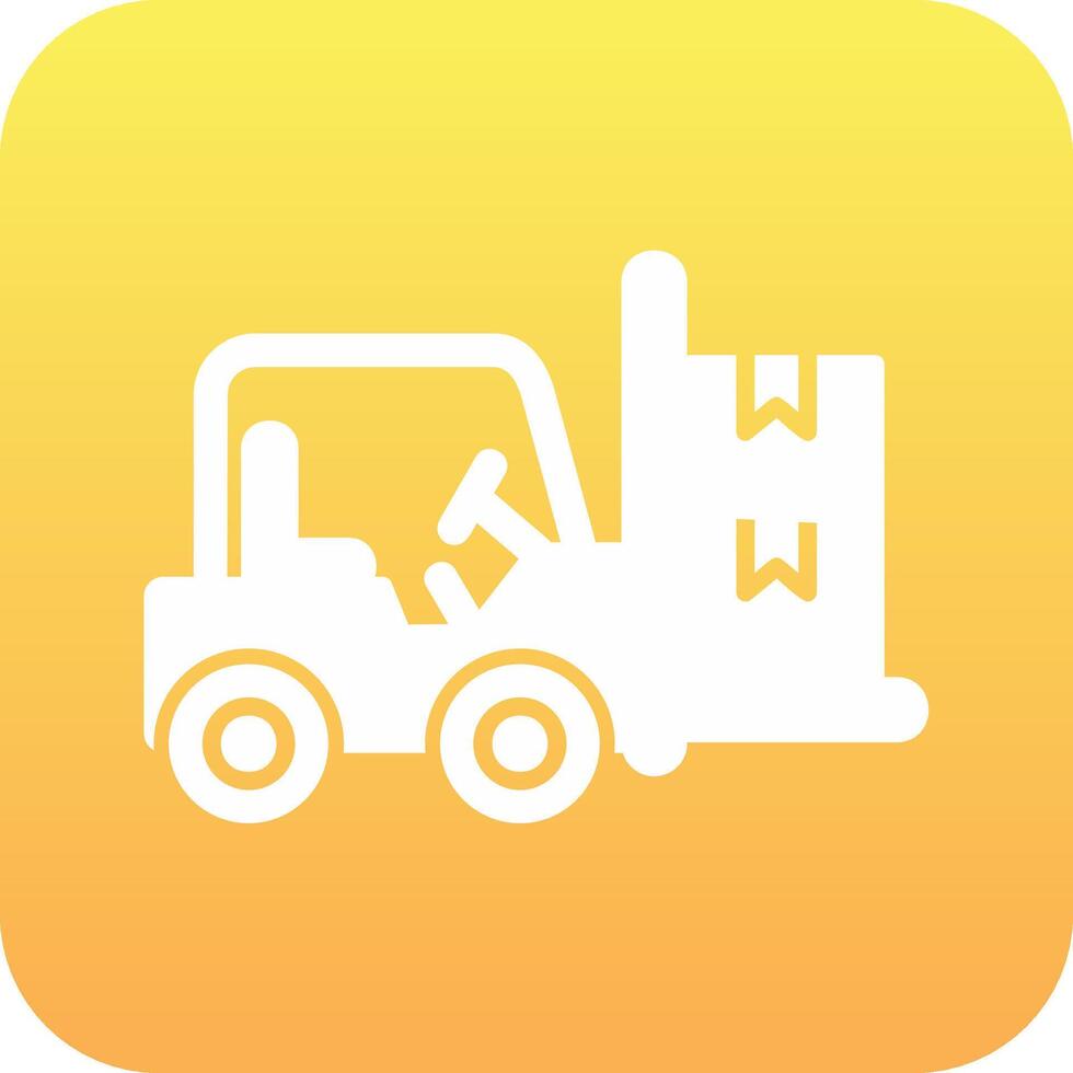 Forklift Vector Icon