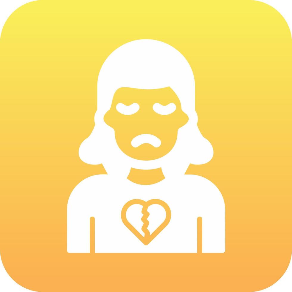Broken Heart Vector Icon
