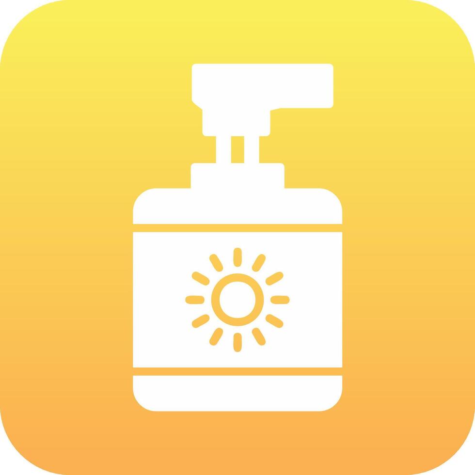 Sunblock Vector Icon