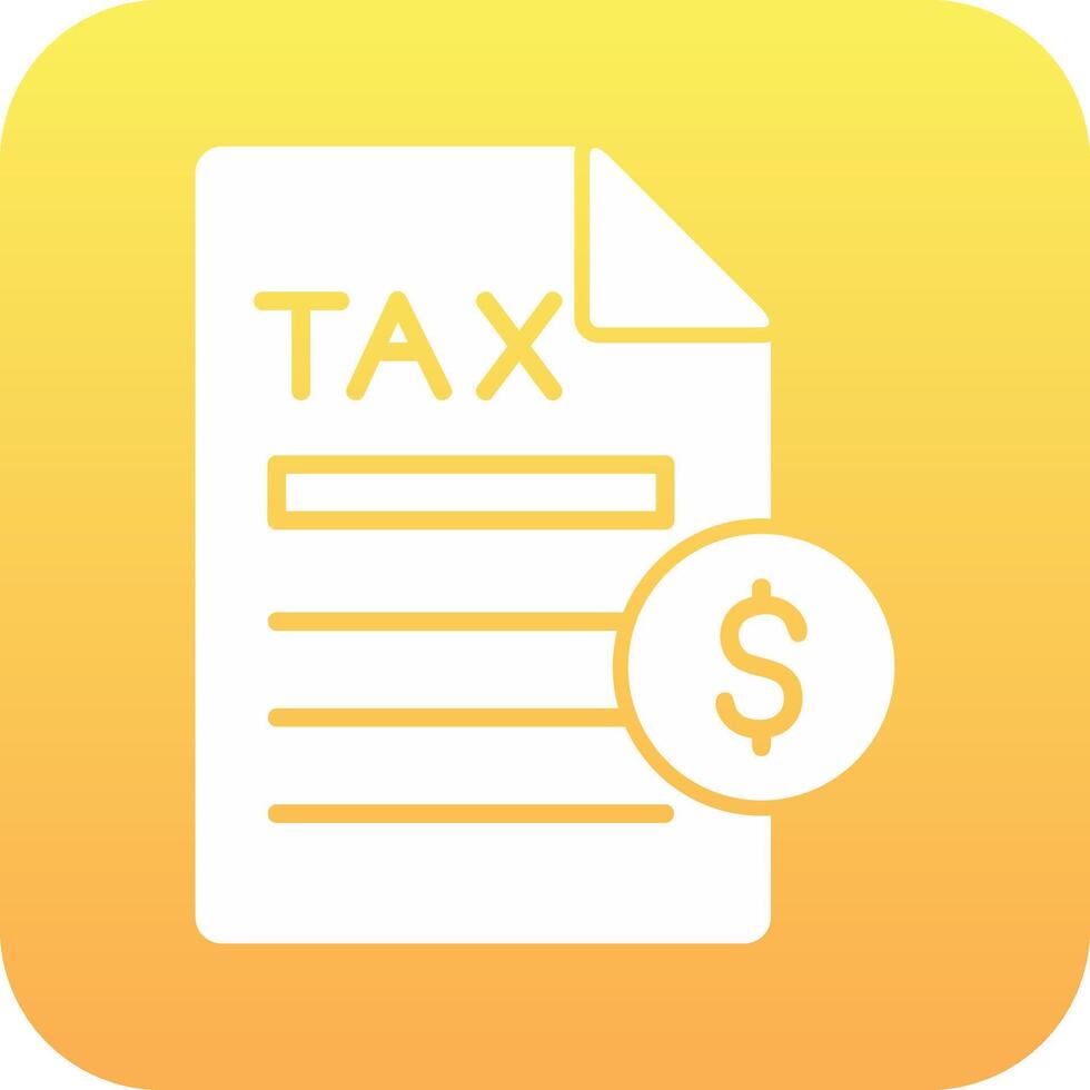 Tax Payment Vector Icon