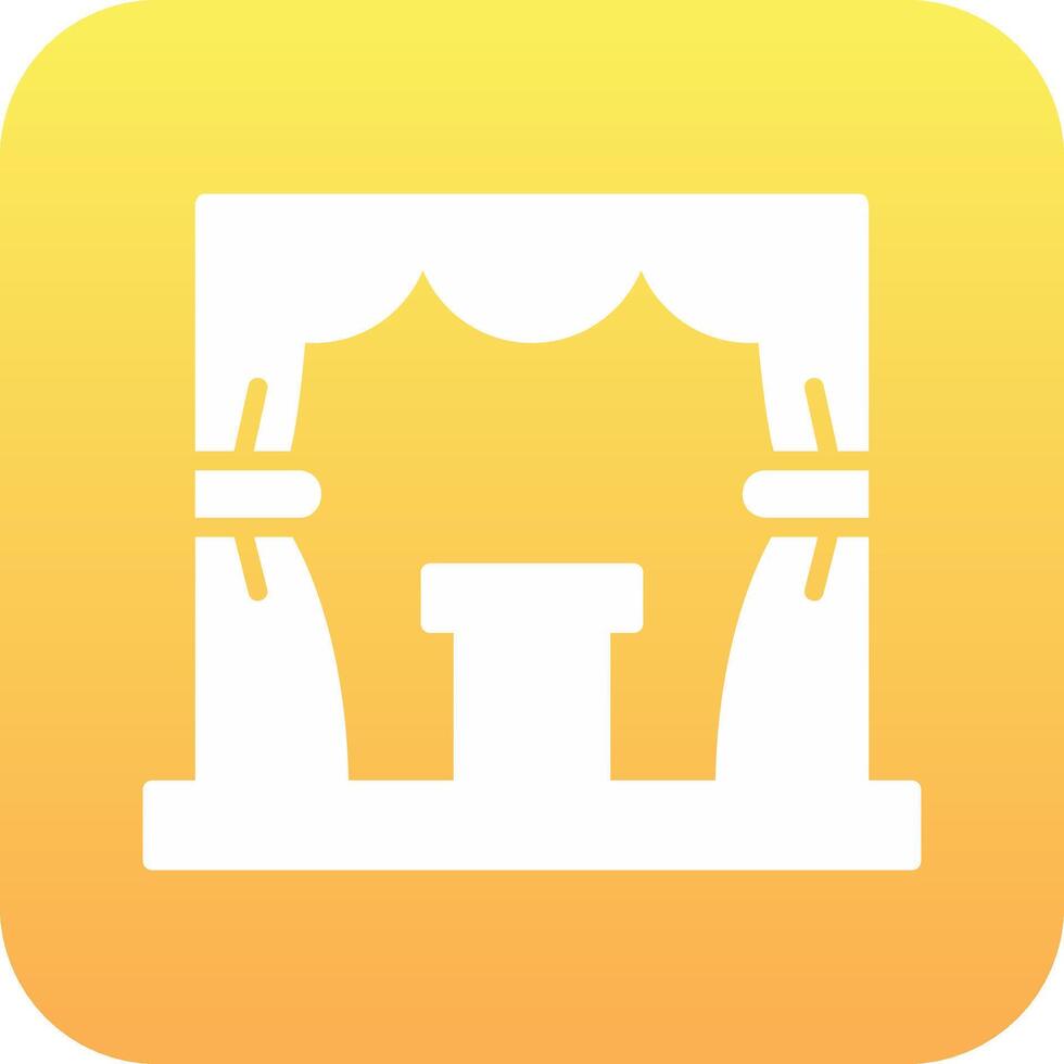 Stage Vector Icon