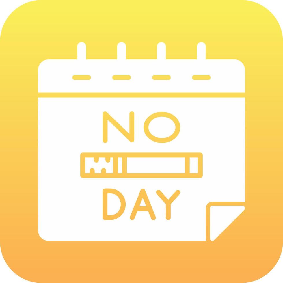 No Tobacco Day Vector Icon