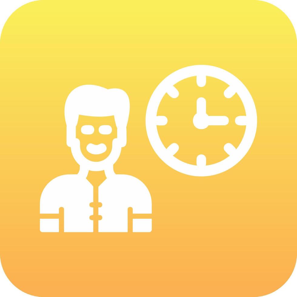 Work Time Vector Icon