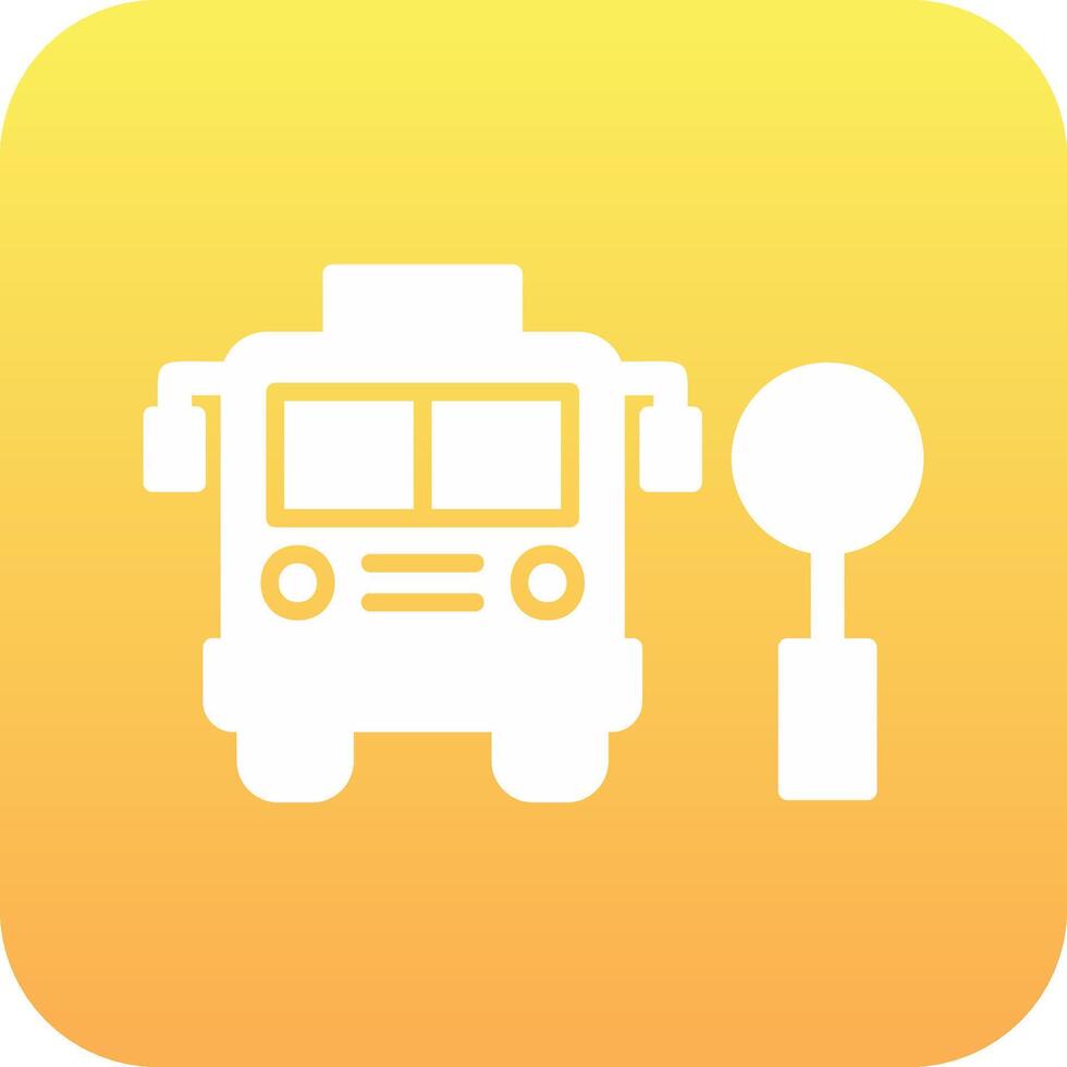 Bus Stop Vector Icon
