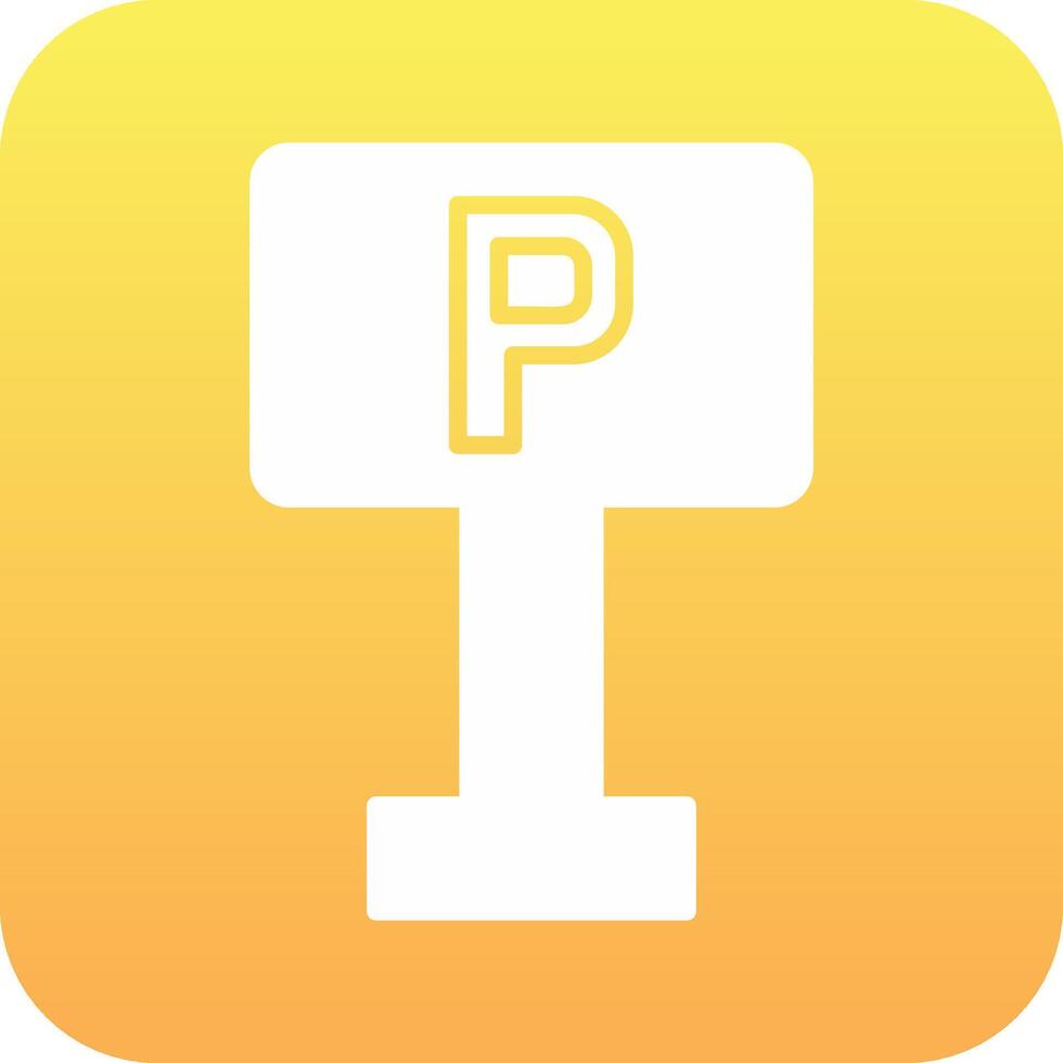 Parking Sign Vector Icon