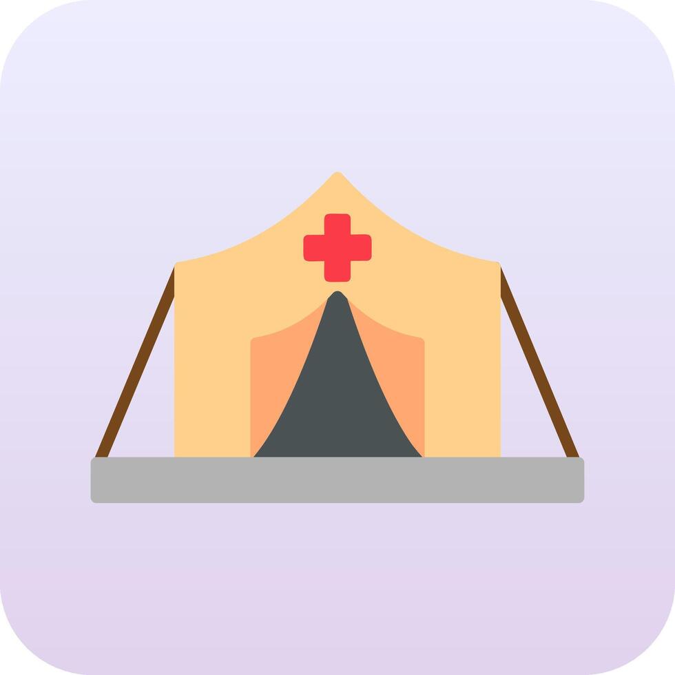 Refugee Camp Vector Icon
