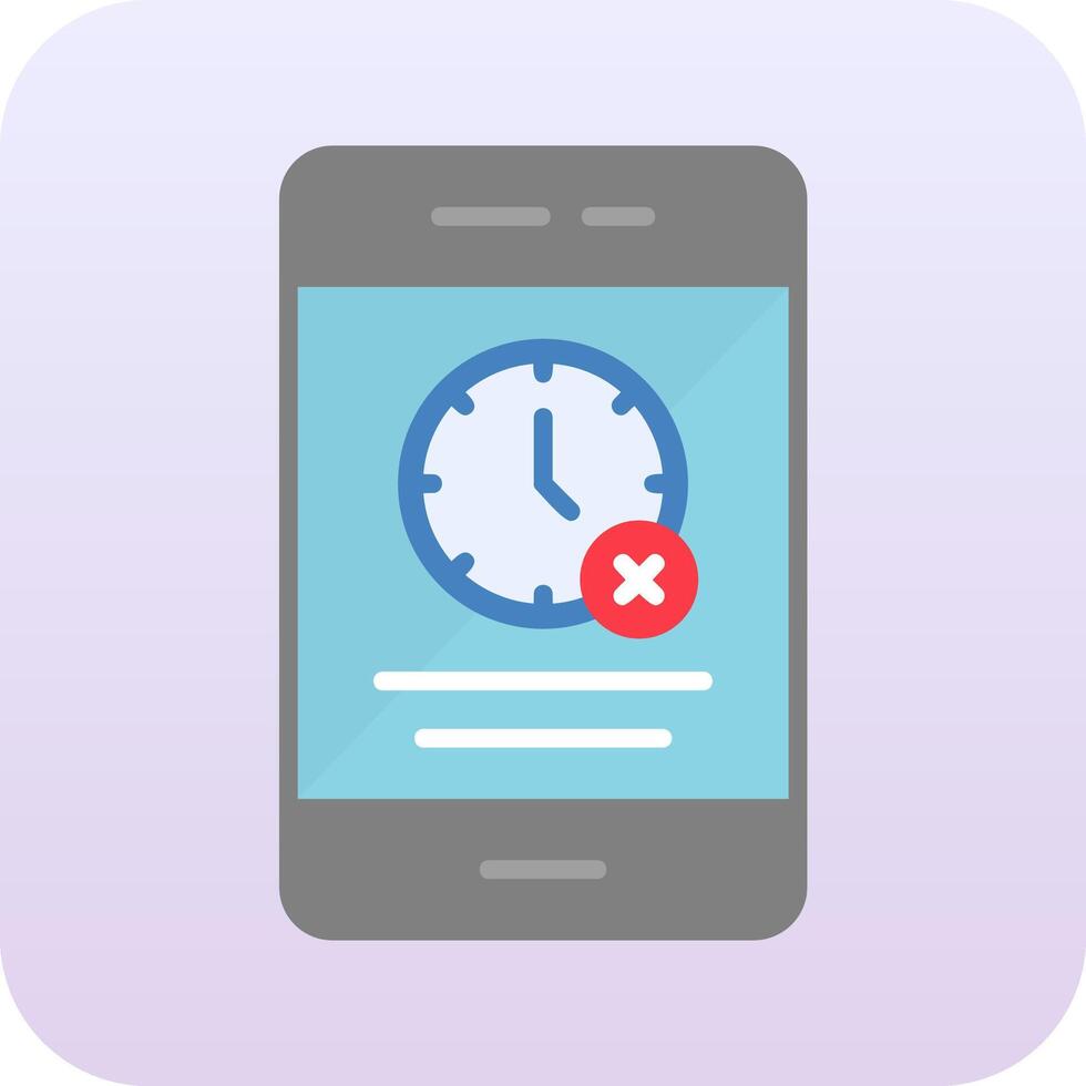 No Time Vector Icon