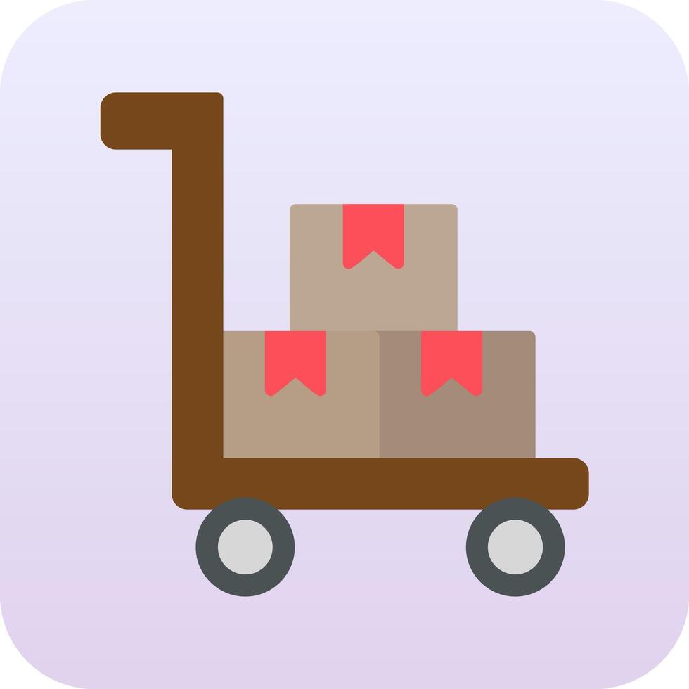 Factory Trolley Vector Icon