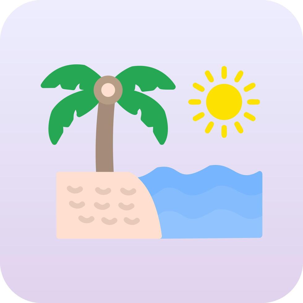 Beach Vector Icon