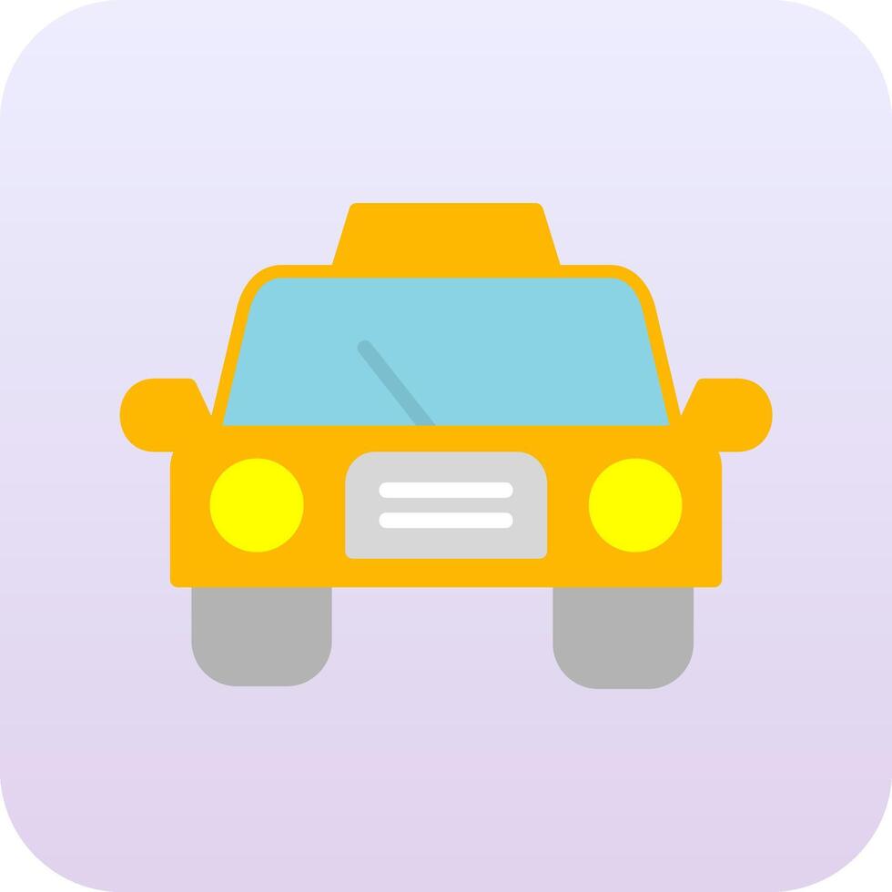 icono de vector de taxi