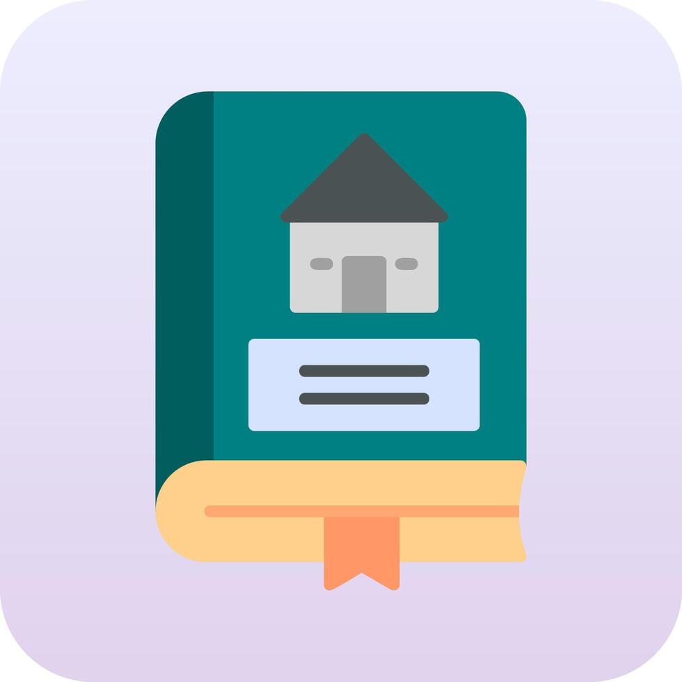 Architecture Book Vector Icon