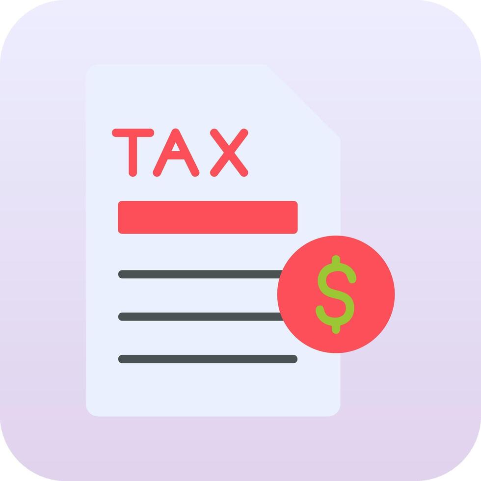 Tax Payment Vector Icon