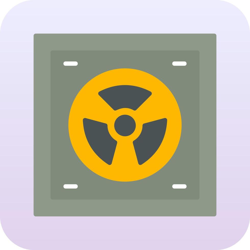 Radioactive Vector Icon