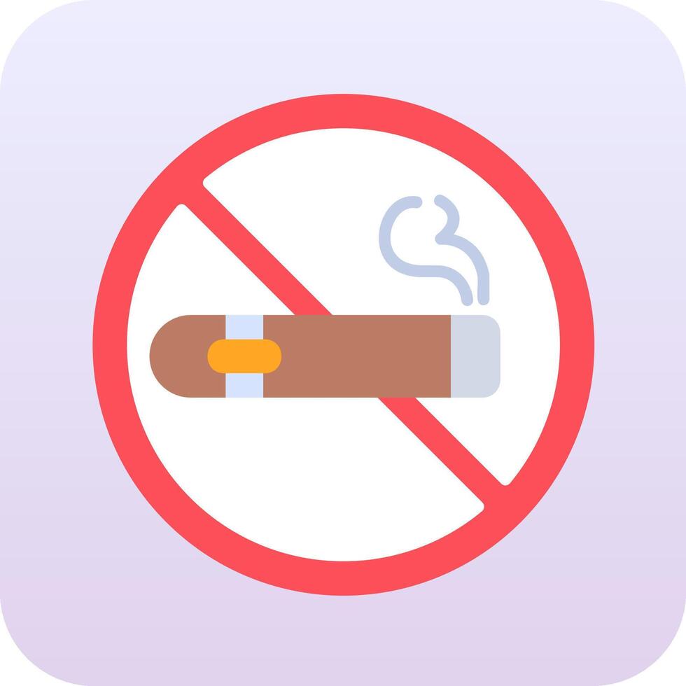 No Cigar Vector Icon