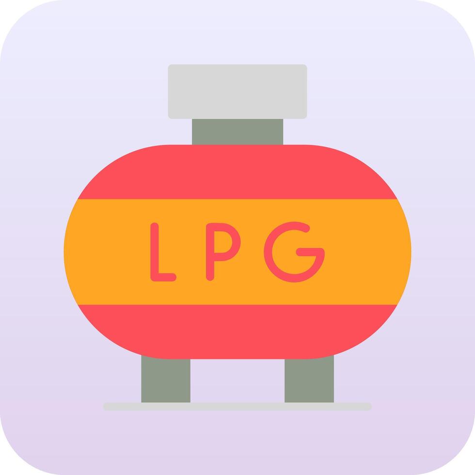 Liquefied Petroleum Gas Vector Icon