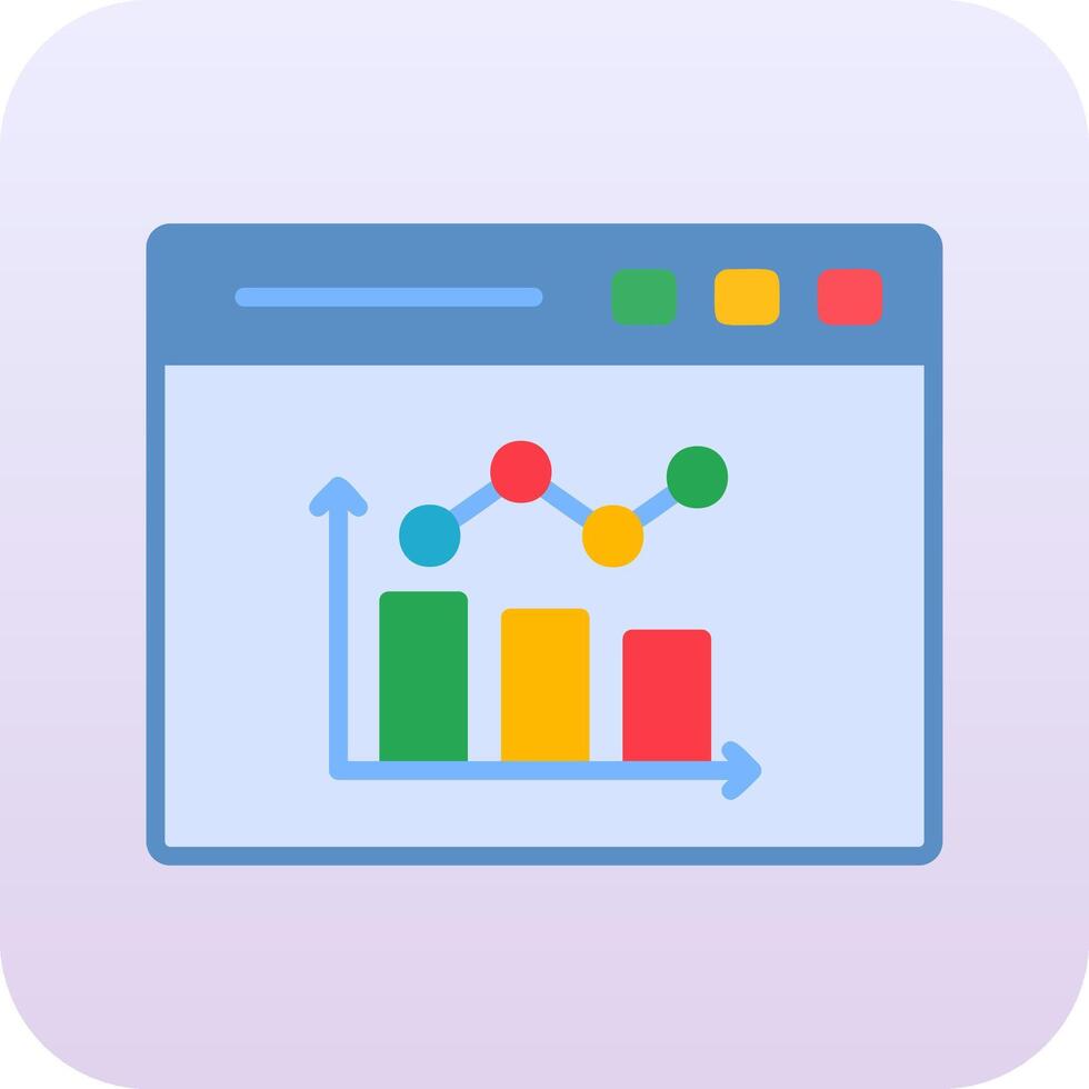 Bar Chart Vector Icon