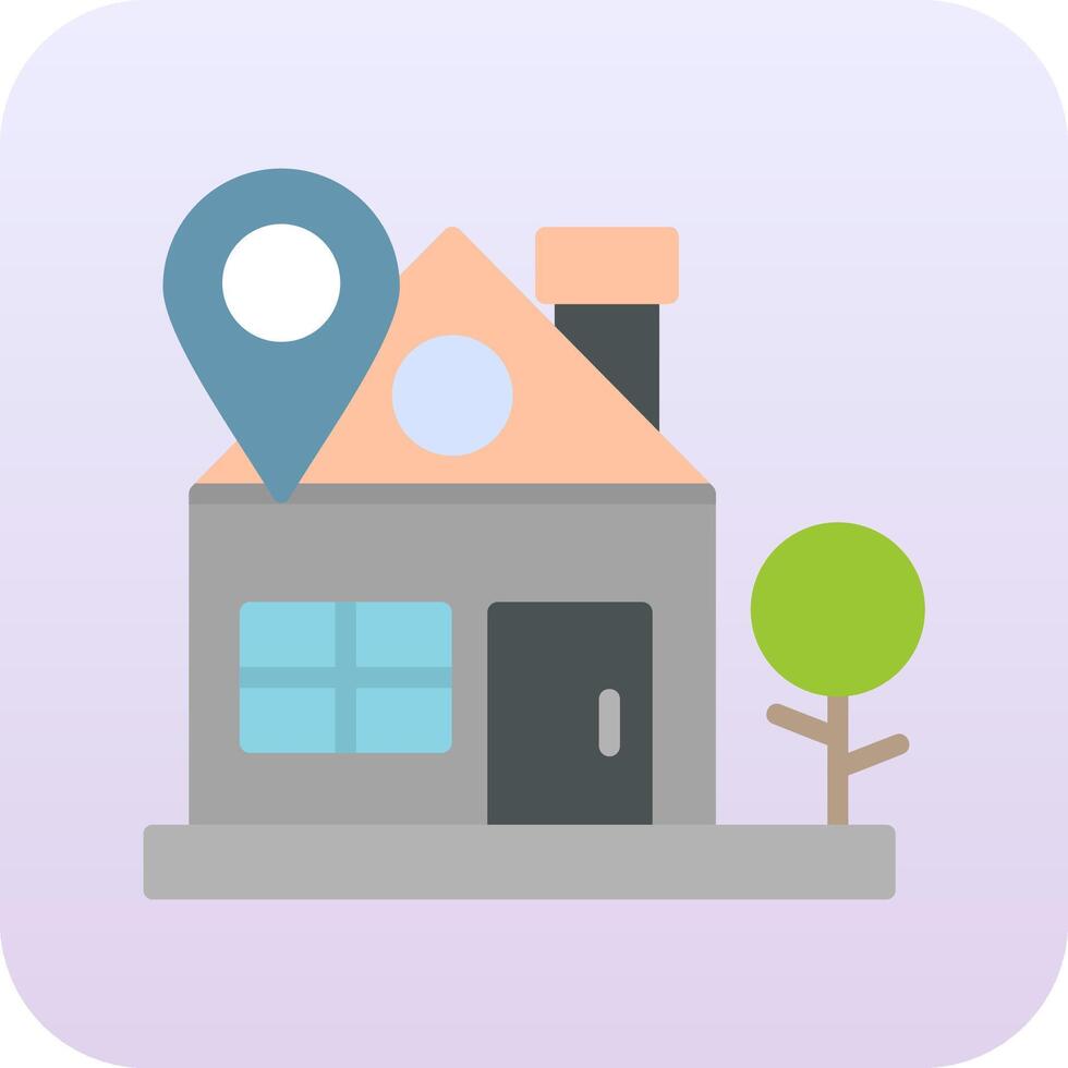 Home Location Vector Icon