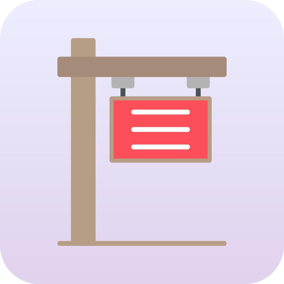 Signboard Vector Icon