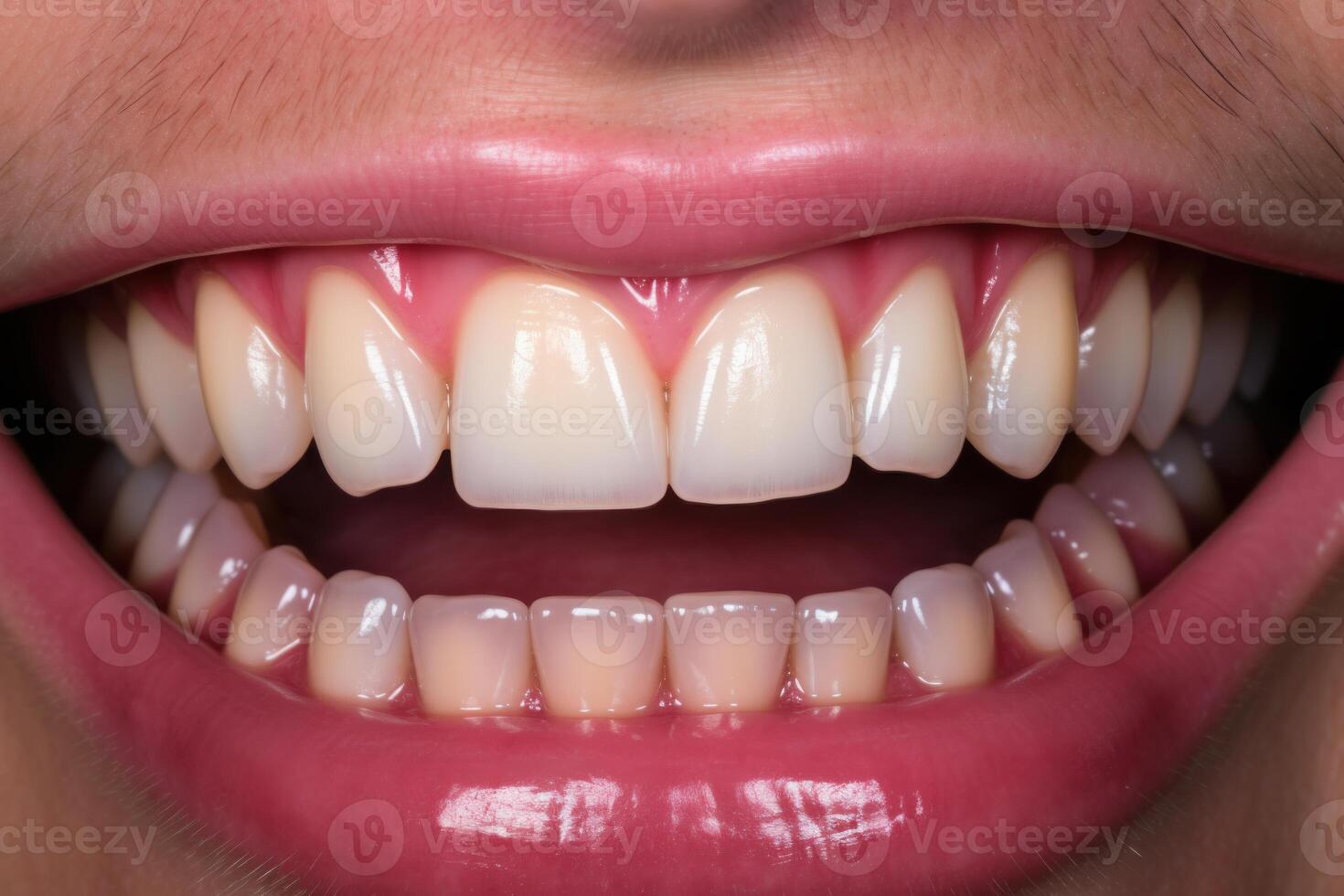 AI generated Friendly Smile dental man. Generate Ai photo