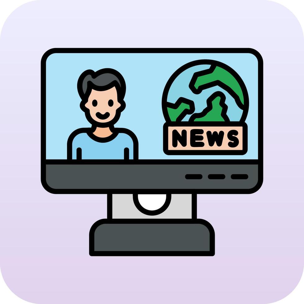 World News Vector Icon