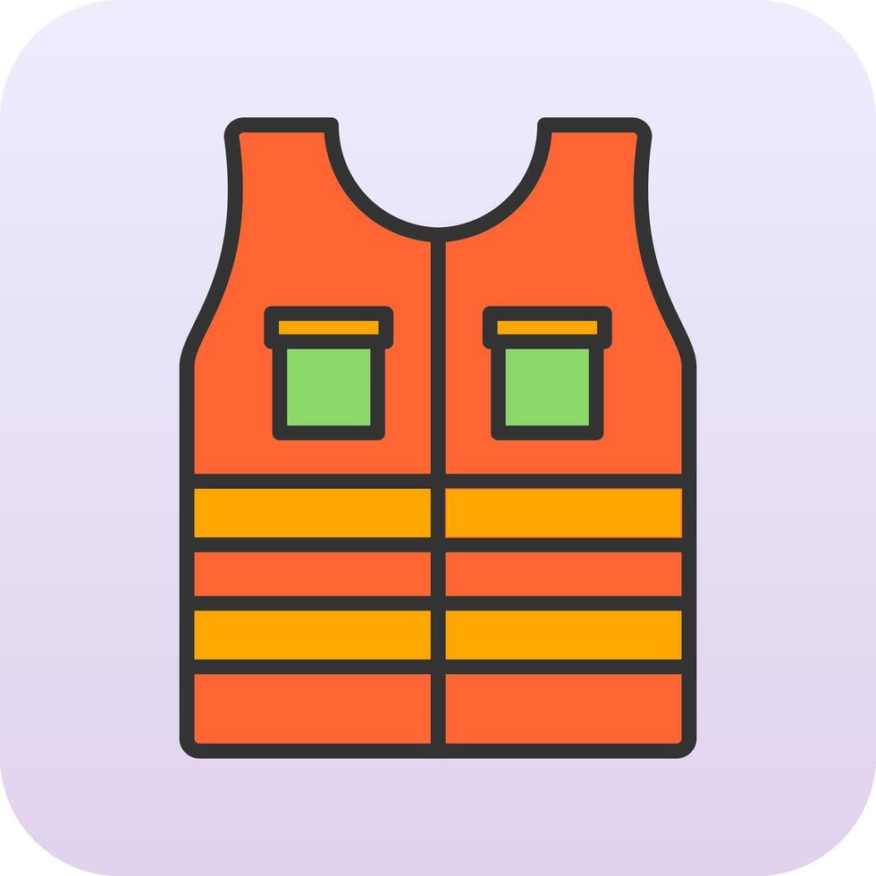 Safety Jacket Vector Icon